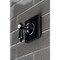 Kingston Brass KS3040BAL Heirloom Three-Way Diverter Valve W/ Trim Kit, Matte Black KS3040BAL - alternate 6